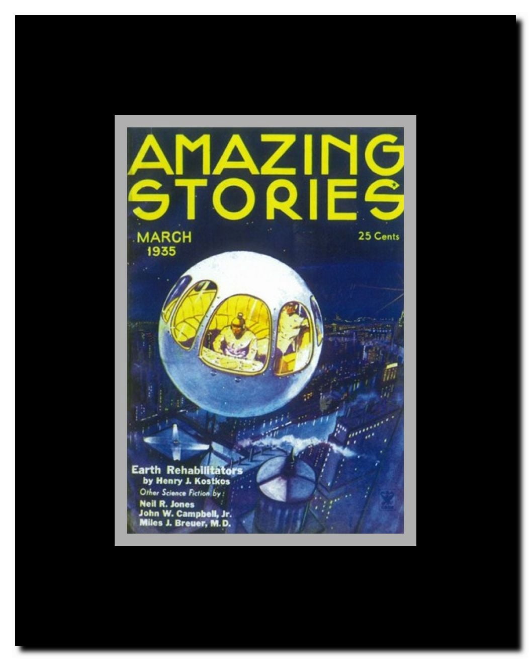 Amazing Stories (Pulp) Framed Movie Poster