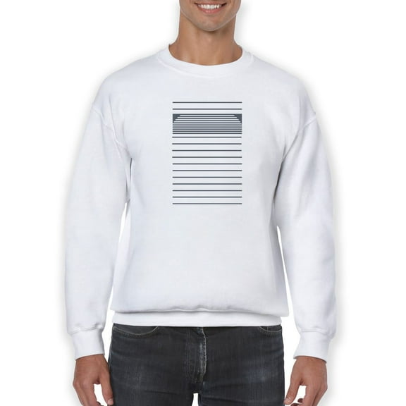 Amazing Stripe Sketch Sweatshirt Men -GoatDeals Designs, Male Large