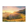 thumbnail image 1 of Amazing Summer Sunrise Scene Beautiful Colorful Morning Scene Beauty Nature Scene Sunlight Glowing Hills and Valley Wall Art Ready to Hang Unframed, 1 of 18