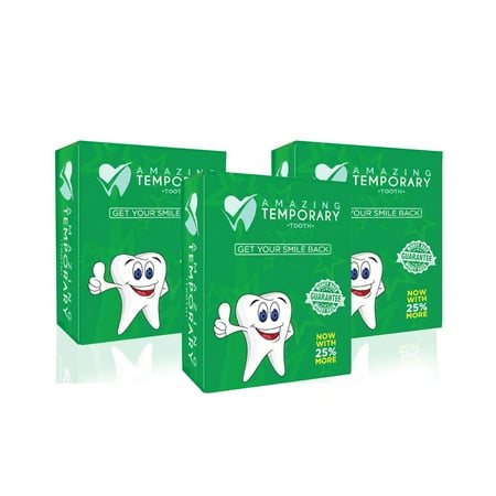 Amazing Temporary Tooth Get Your Smile Back 3 Pack