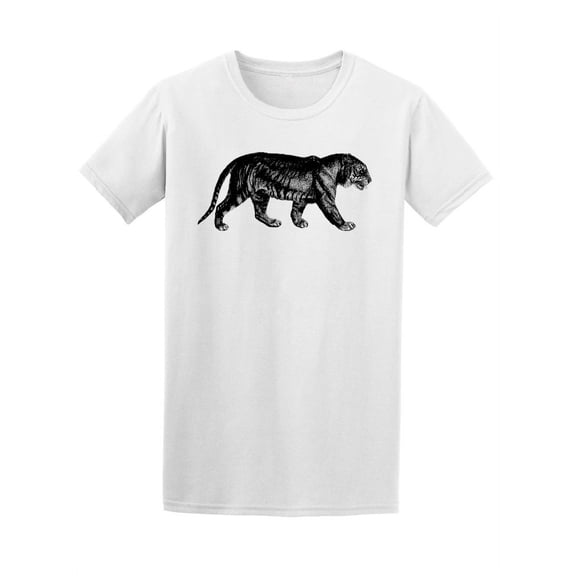 Amazing Tiger Vintage Sketch Tee Men's -Image by Shutterstock