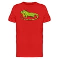 thumbnail image 1 of Amazing Tropical Iguana Cartoon Tee Men's -Image by Shutterstock, 1 of 2