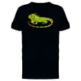thumbnail image 1 of Amazing Tropical Iguana Cartoon Tee Men's -Image by Shutterstock, 1 of 1