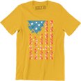 thumbnail image 1 of Amazing USA Pyramid Flag - America Fashion Men's T-Shirt, 1 of 4