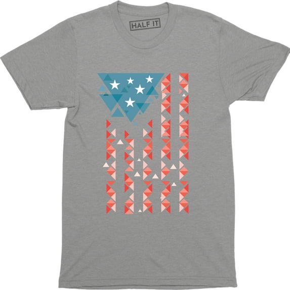 Amazing USA Pyramid Flag - America Fashion Men's T-Shirt