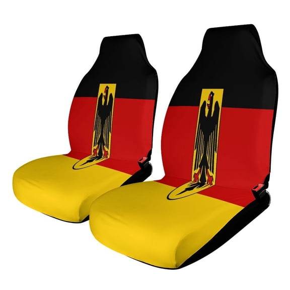 Amazing Vector of German Flag Car Seat Covers Front Seats Universal Fit for Cars SUV Truck Auto Interior Accessories