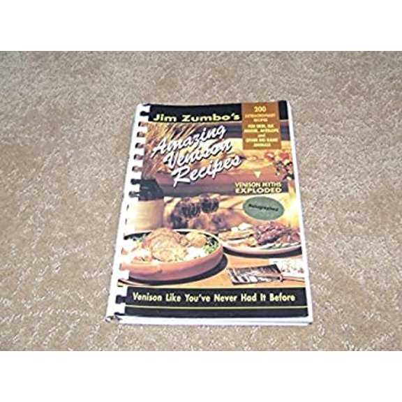 Pre-Owned Amazing Venison Recipes by Jim Zumbo (Hardcover), Cooking, Food & Wine, English