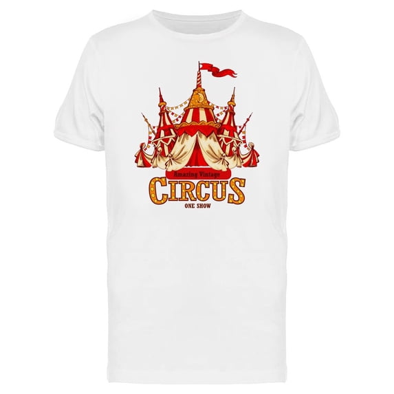 Amazing Vintage Circus, One Show Tee Men's -Image by Shutterstock