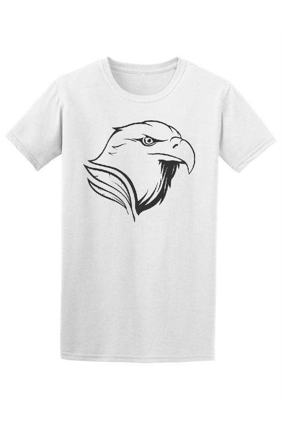 Amazing Vintage Eagle Sketch T-Shirt Men -Image by Shutterstock, Male Large