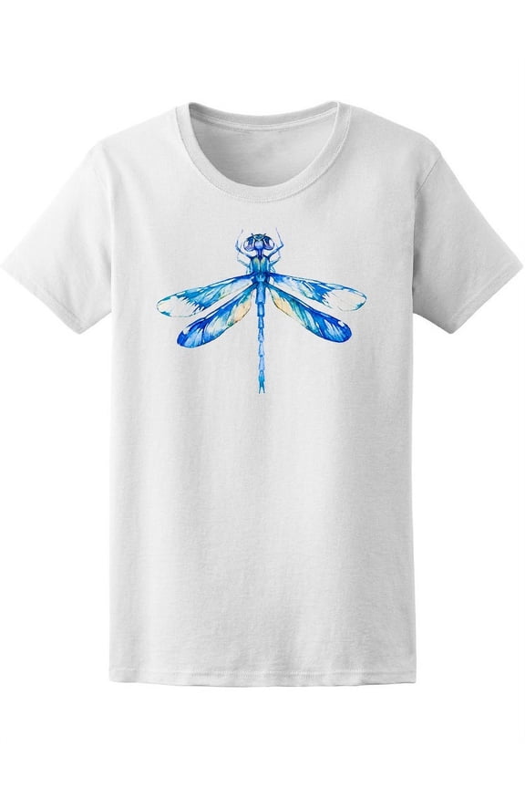 Amazing Watercolor Dragonfly T-Shirt Women -Image by Shutterstock, Female x-Large