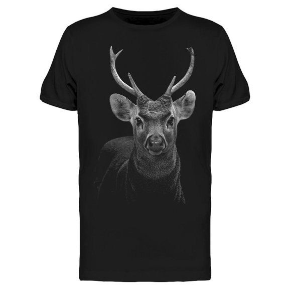 Amazing Wild Deer T-Shirt Men -Image by Shutterstock, Male Large