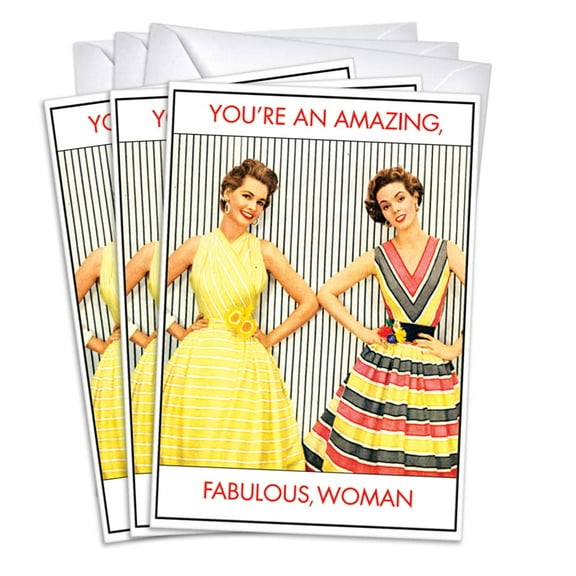 Amazing Woman Best Friend's Birthday Greeting Cards | 1 Pack Single (5x7)