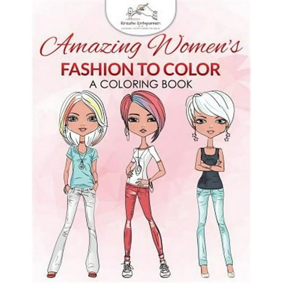 Amazing Women's Fashion to Color: A Coloring Book (Paperback)
