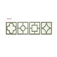thumbnail image 1 of Amazing Wood Shell Wall Mirror Set Of 4, 1 of 5