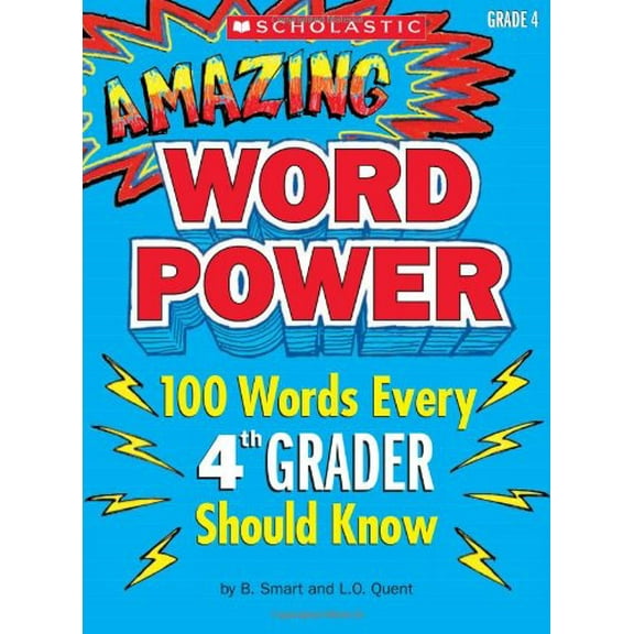 Pre-Owned Amazing Word Power, Grade 4: 100 Words Every 4th Grader Should Know (Spiral-bound) 0545087074 9780545087070
