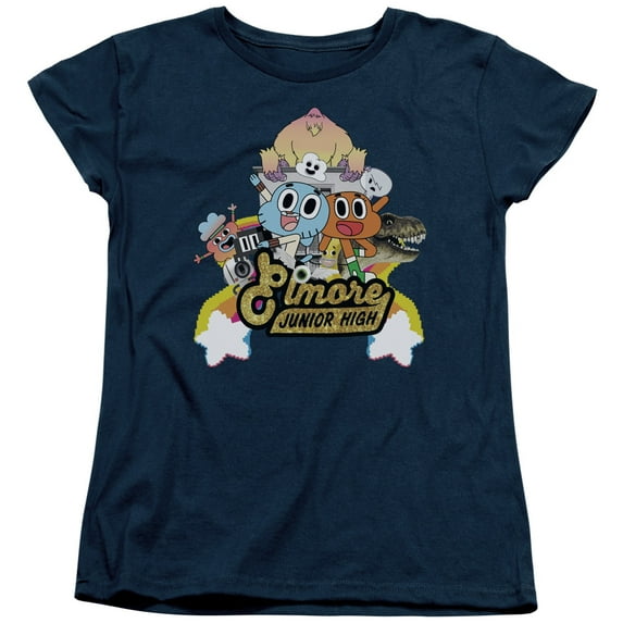 Amazing World Of Gumball - Elmore Junior High - Women's Short Sleeve Shirt - X-Large