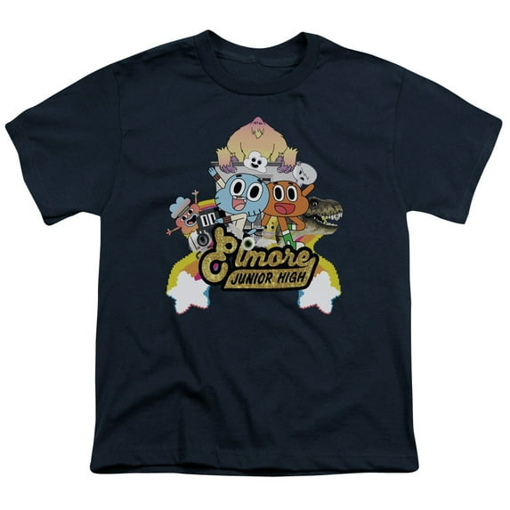 Amazing World Of Gumball - Elmore Junior High - Youth Short Sleeve Shirt - X-Large