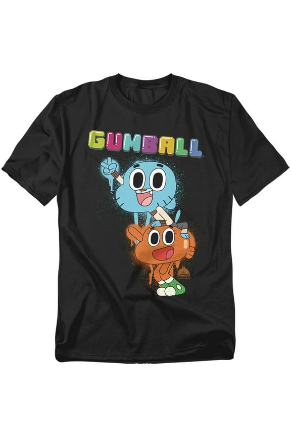 Amazing World Of Gumball - Gumball Spray - Short Sleeve Shirt - Small