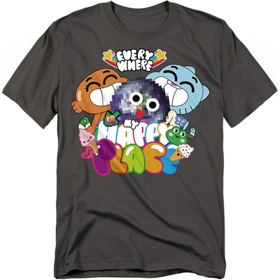Amazing World Of Gumball - Happy Place - Short Sleeve Shirt - XXXXX-Large