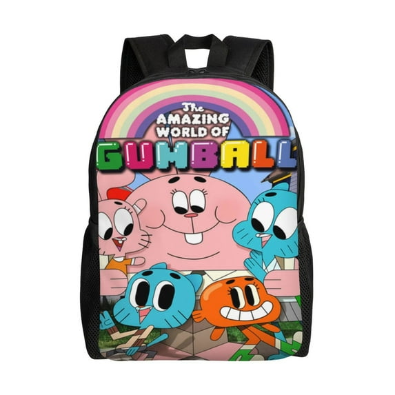 Amazing World Of Gumball Backpacks Lightweight Casual Bookbags Travel Daypack Bookbags