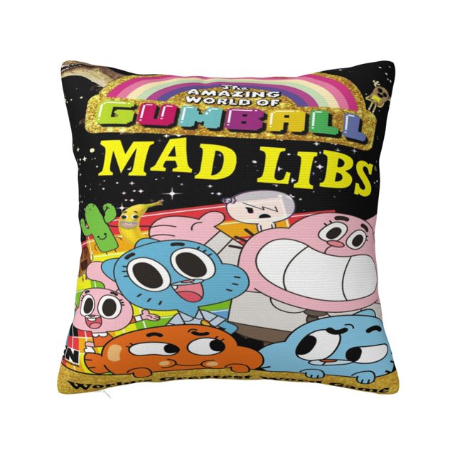 Amazing World Of Gumball Throw Pillow Covers 20"X20" Modern Decor