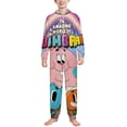 thumbnail image 1 of Amazing World of Gumball One Piece Pajama Hooded Union Suit PJs Sleepwear, 1 of 7