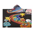 Amazing World of Gumball Wearable Fleece Blanket Hoodie Cloak Hooded