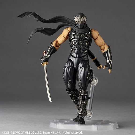 Amazing Yamaguchi Ninja Gaiden Ryu Hayabusa Articulated Action Figure, Game Collectible