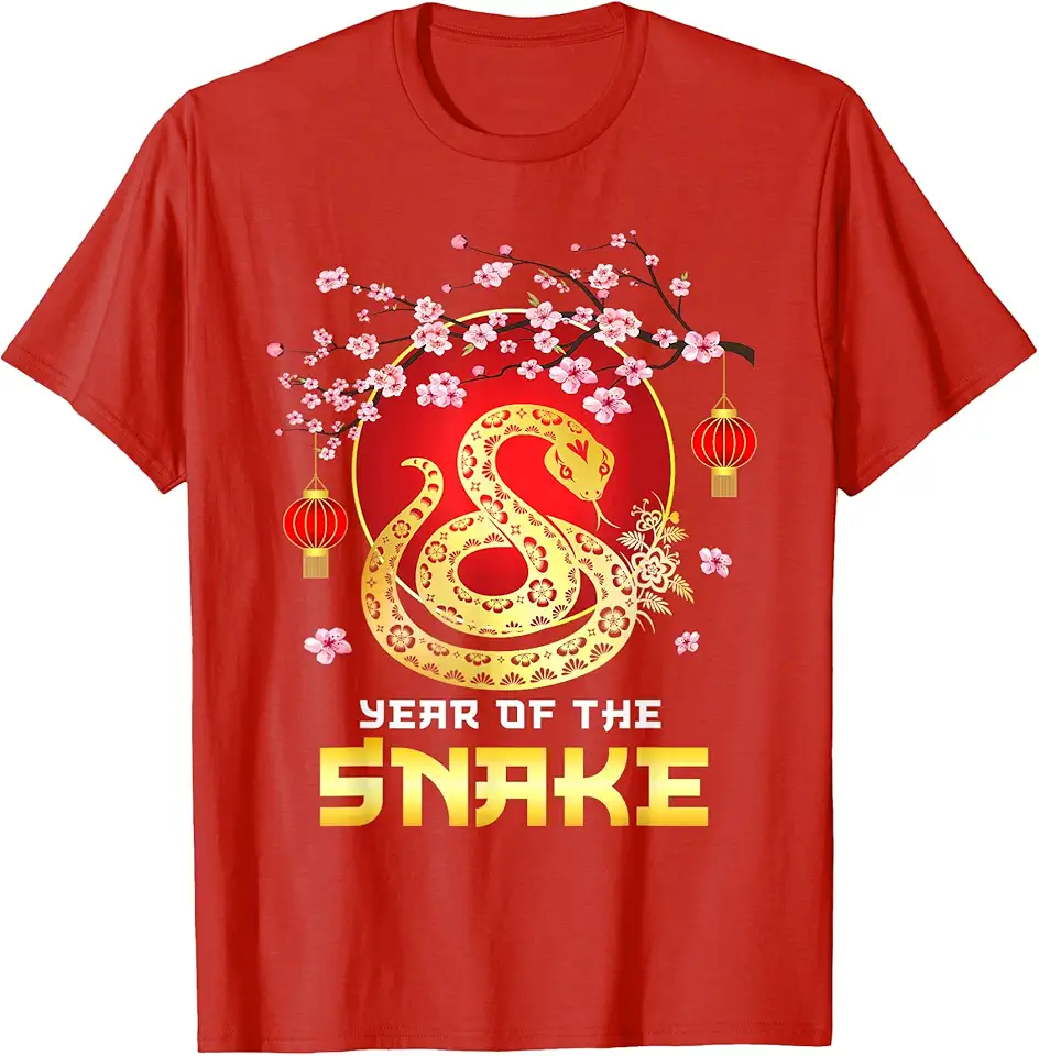 Amazing Year of the Snake 2025 Chinese New Year Zodiac Snake TShirt