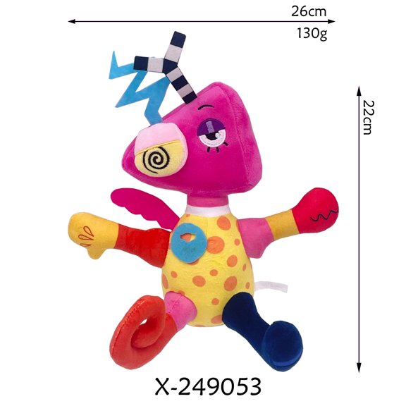 Amazing digital circus Cybercircus digital clown plush doll