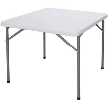 Amazing for Folding Table White Plastic Folding Table Portable Long Foldable Tables Indoor Outdoor Picnic Camping Fold Table Party Table (3 FT)