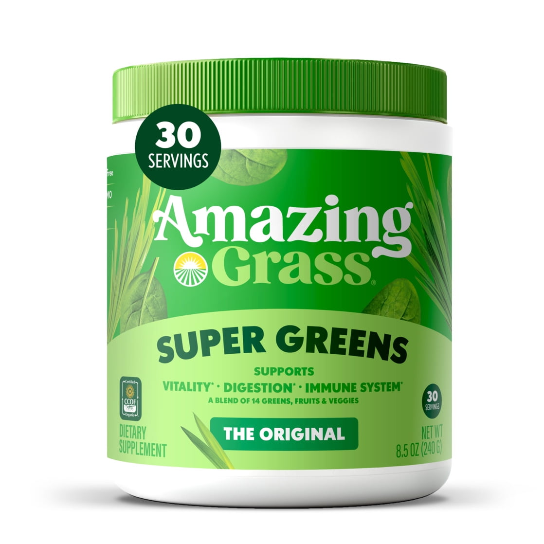 Amazing Grass, Super Greens Powder, Original, 30 Servings
