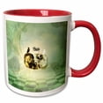 thumbnail image 1 of Amazing skulls with crows 11oz Two-Tone Red Mug mug-334997-5, 1 of 3