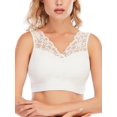 thumbnail image 1 of Amazingfashion Womens Active Bras, Lace Vest-style Sports Underwear Beauty Back No Steel Ring Bras, 1 of 7