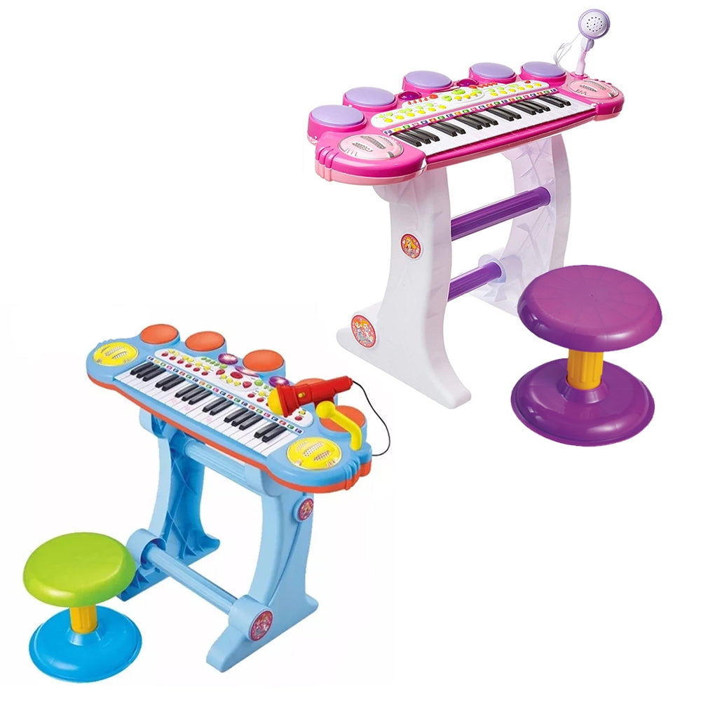 Amazingforless Kids Electric Music Toy Keyboard Piano Toy w 37