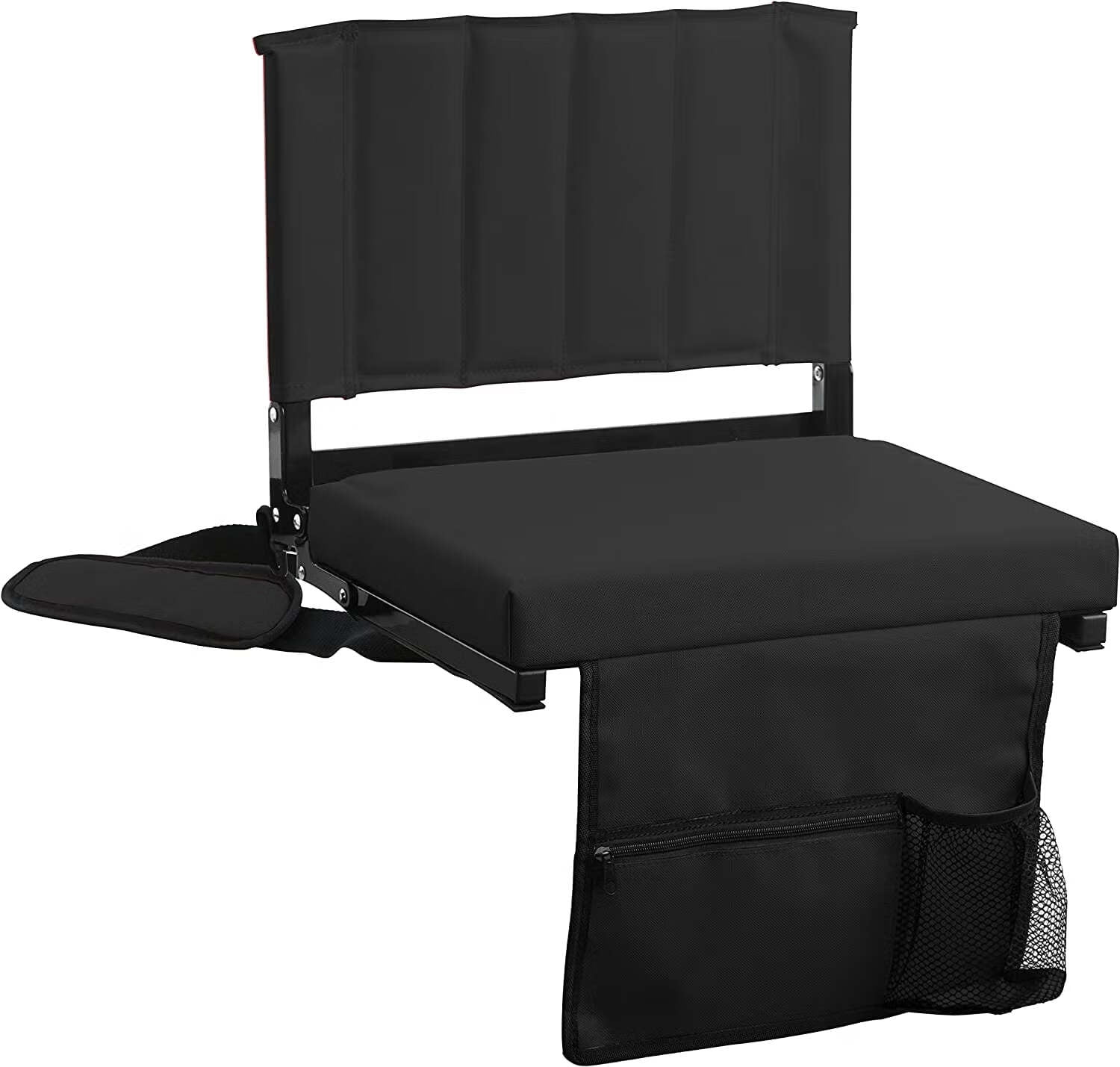 Amazingforless Stadium Seat for Bleachers with Padded Cushion Foldable Stadium Chairs with Strap