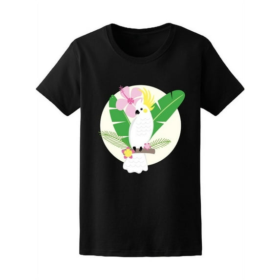 Amazingtropical White Cockatoo T-Shirt Women -Image by Shutterstock, Female XX-Large