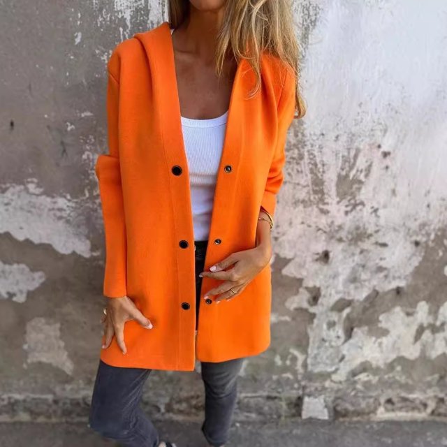 Amazon AliExpress Independent Station_2024 Fall/Winter New Solid Color