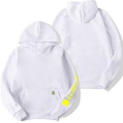 YANGDINGXING Amazon AliExpress Letter Printing Fleece-lined Warm Cross-border Large Size All-match Men‘s and Women‘s Hooded Sweater