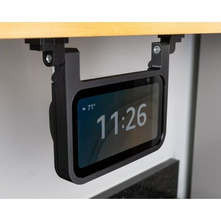 Amazon Echo Show 5 Alexa Under Cabinet Mount | 3rd Gen Compatible (2023 Model) | Kitchen Cabinet Bracket | All Hardware Included (White)