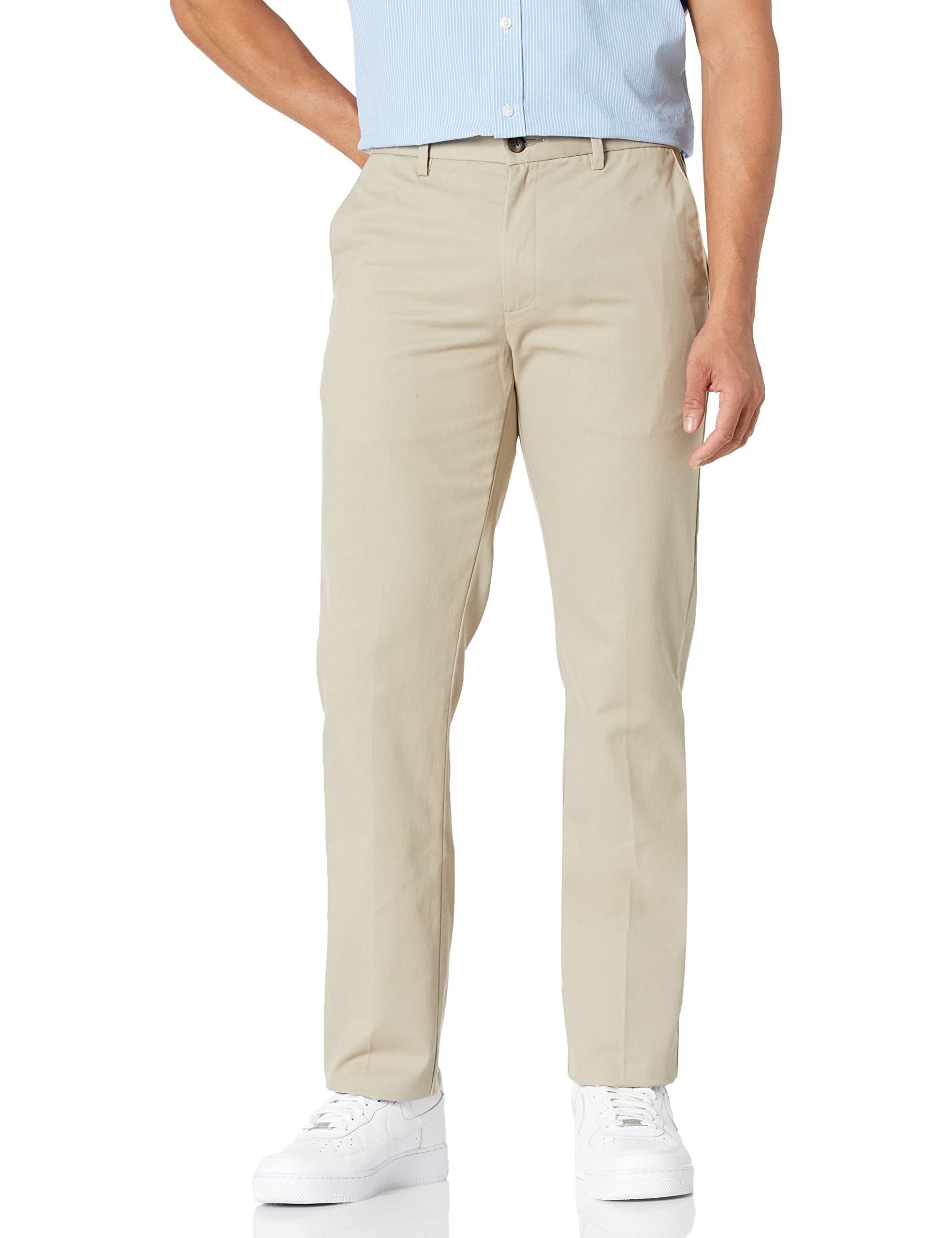 Amazon Essentials Men's SlimFit WrinkleResistant FlatFront Chino
