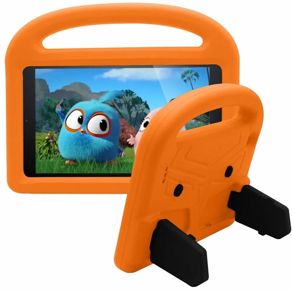 Amazon Fire 7" Case, Dteck Shockroof Handle Cover With Kickstand For Kindle Fire 7" 5th Gen 2015/7th Gen 2017 - Orange