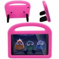 thumbnail image 1 of Dteck Kid-Proof EVA Foam Massage Table Carrying Case w/ Kickstand, 8", Pink, 1 of 6