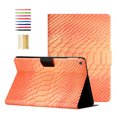thumbnail image 1 of for Amazon Fire HD 8 (8th/7th/6th Generation, 2018/2017/2016 Release) Case - Soft PU Leather Folio Flip Cover Multiple Viewing Angles Stand Card Slots Auto Sleep/Wake Case Cover, Orange, 1 of 7