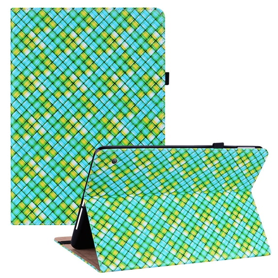 For Amazon Fire HD 8 Plus 2020 Case 10th Gen, Fire HD 8 2020 Cover with Pen Holder, Allytech Flip Stand PU Leather Elastic Band Anti-Scratch Card Slots Case for Kindle Fire HD 8.0" 2020, Green
