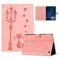 thumbnail image 1 of for Amazon Fire HD10/HD10 Plus 13th/11th Generation 10.1" 2023/2021 Case PU Leather Folio Tablet Cover, Smart Auto Wake/Sleep Flip Stand Case Embossed Pattern Magnetic Clasp Protective Case, Pink, 1 of 9