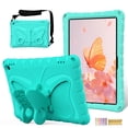 thumbnail image 1 of for Amazon Fire HD10/HD10 Plus 13th Generation 2023 Case with Crossbody Strap, Butterfly Stand Cute Kids Friendly Shockproof Protective Heavy Duty Case Cover for Fire HD10/HD10 Plus 2023 - Mint, 1 of 6