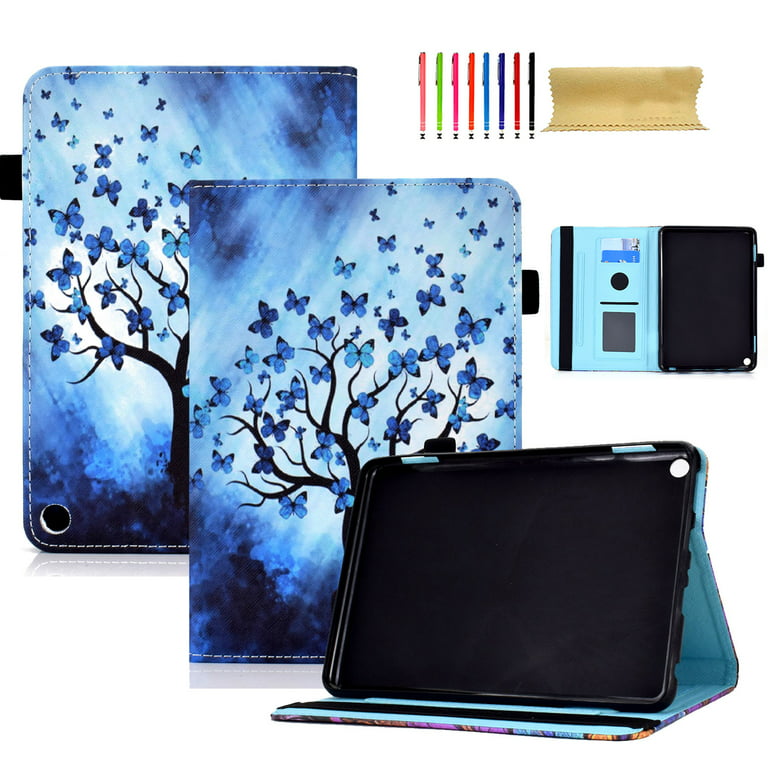 for  Fire Max 11 Tablet Case 11.0 inch 2023, Pattern Magnetic Retro  Folio Shell for Fire Max 11 Cover with Card Holder & Multi-Angle Stand &  Stylus Slot & Auto Sleep/Wake