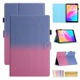 thumbnail image 1 of for Amazon Kindle 11th Generation 2022/Amazon Kindle 6" 2024, Gradient Color PU Leather Folio Stand Magnetic Wallet with Card Pockets [Auto Wake/Sleep] Soft TPU Shockproof Cover, Blue+Rose, 1 of 7