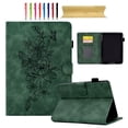 thumbnail image 1 of for Amazon Kindle 11th Generation 2022, Premium PU Leather Cover/Smart Folio with Dual Stand & Auto Sleep/Wake Case with Pen Slot & Card Slots for Amazon Kindle 11th Gen 2022, Green, 1 of 7